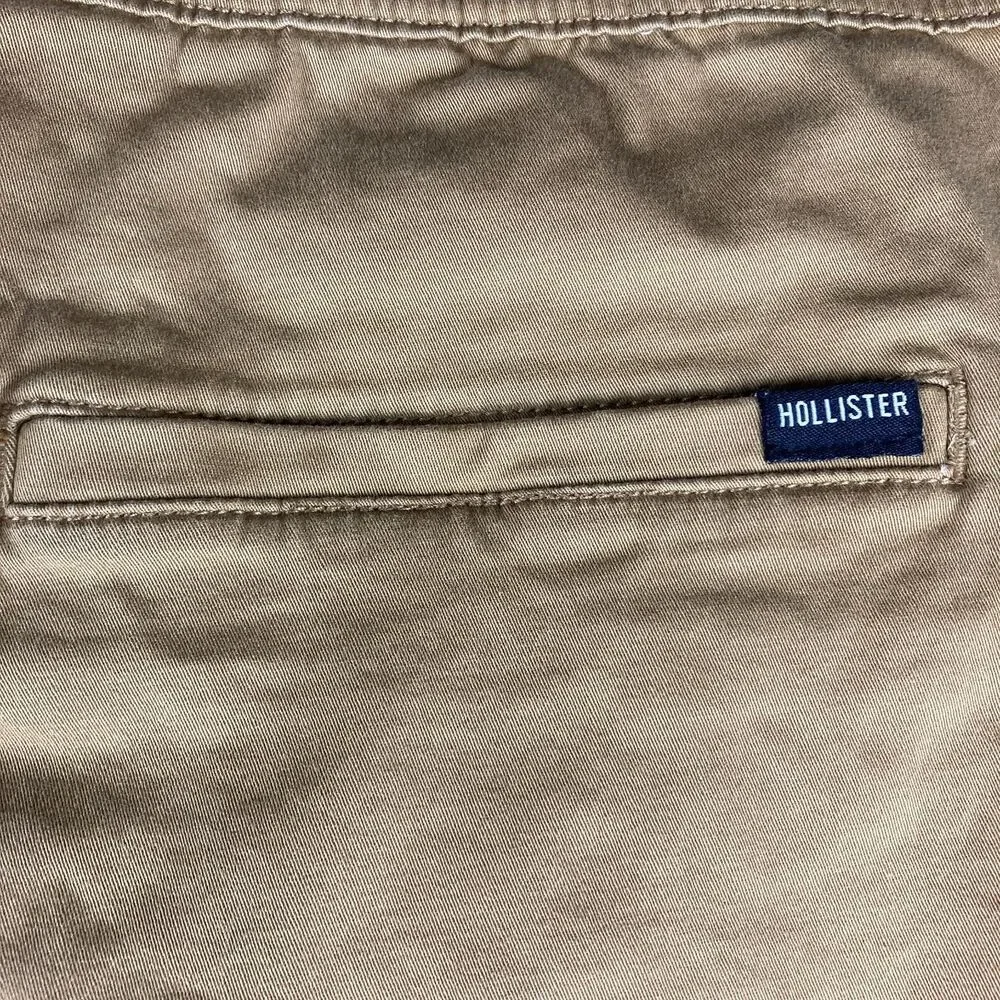 Hollister Advanced Stretch Jogger Shorts Mens XL Tan Drawstring 10